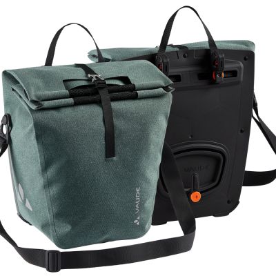 ReCycle Back pannier - Black - Dusty Forest [151]