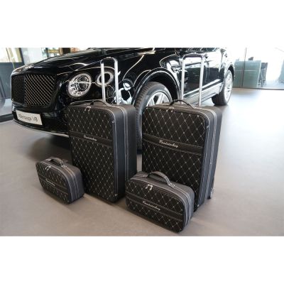 Bentley Bentayga 4-piece luggage set trunk