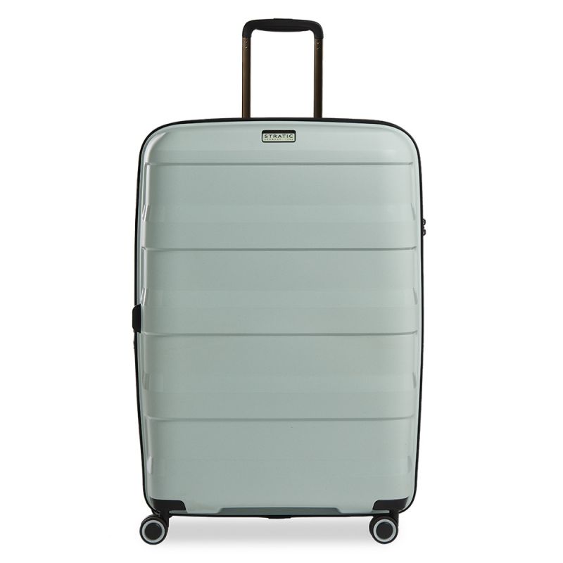 Straw + - Hard suitcase L (75 cm) - Mint