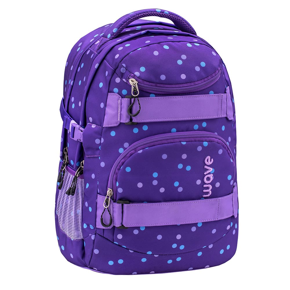 Infinity backpack - Purple Dots