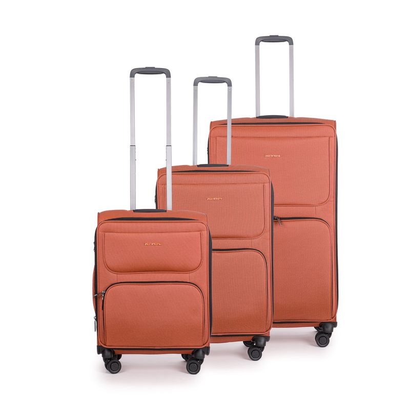 Bendigo Light + - 3-piece suitcase set (S, M, L) - Rosso/Clay