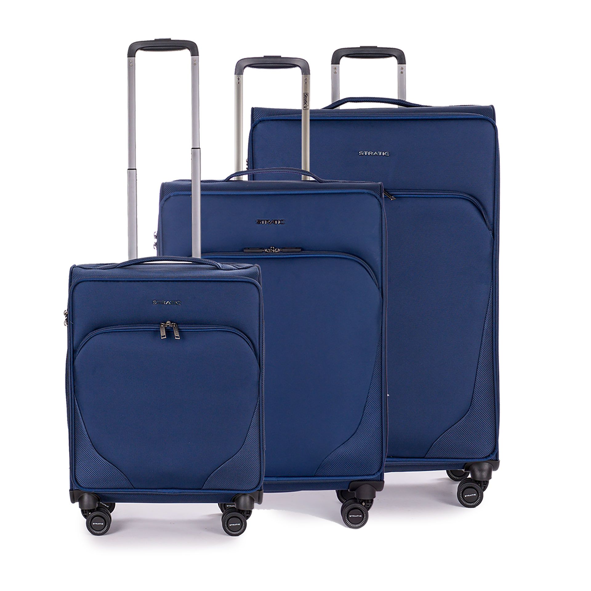 Mix - 3-piece suitcase set (S, M, L) - Black - Navy [36]