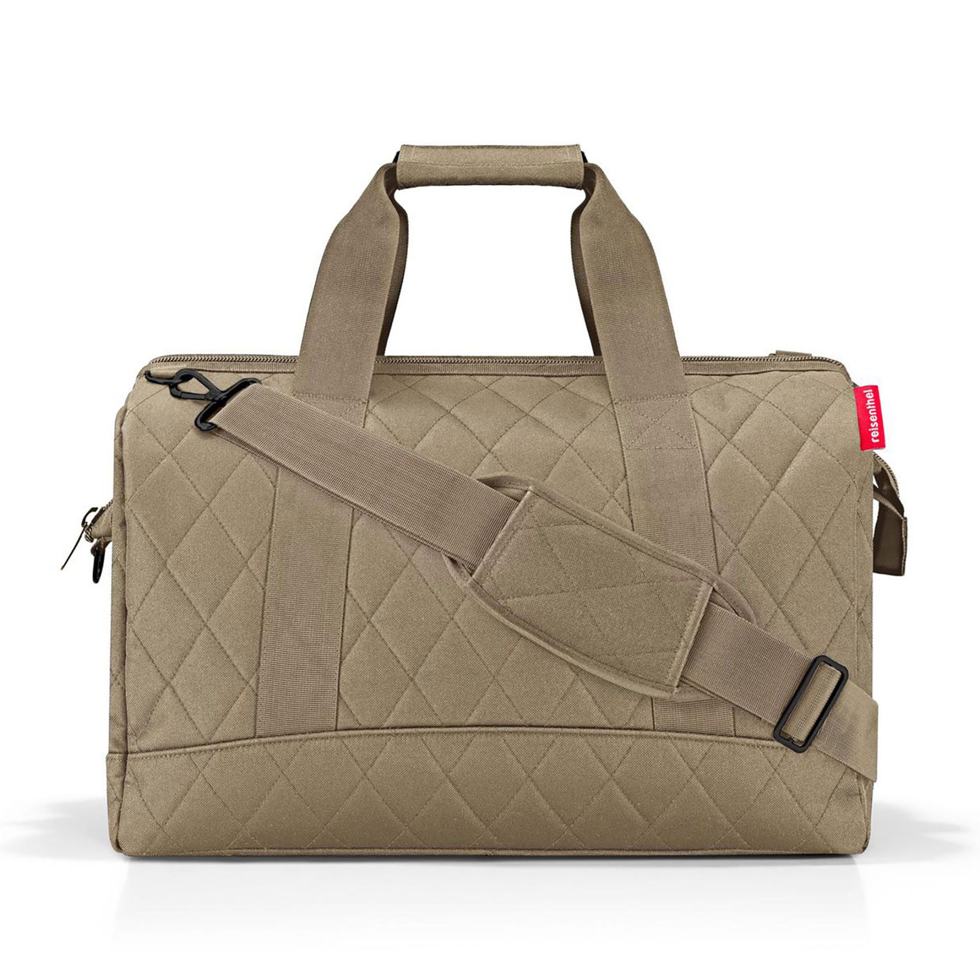 Allrounder L Traveling 30 Liter - herringbone dark blue - rhombus olive [5046]