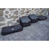 Jaguar F-Type Convertible from 06/2016 (EU) - 4-piece luggage set trunk - silver gray seam/lining gray