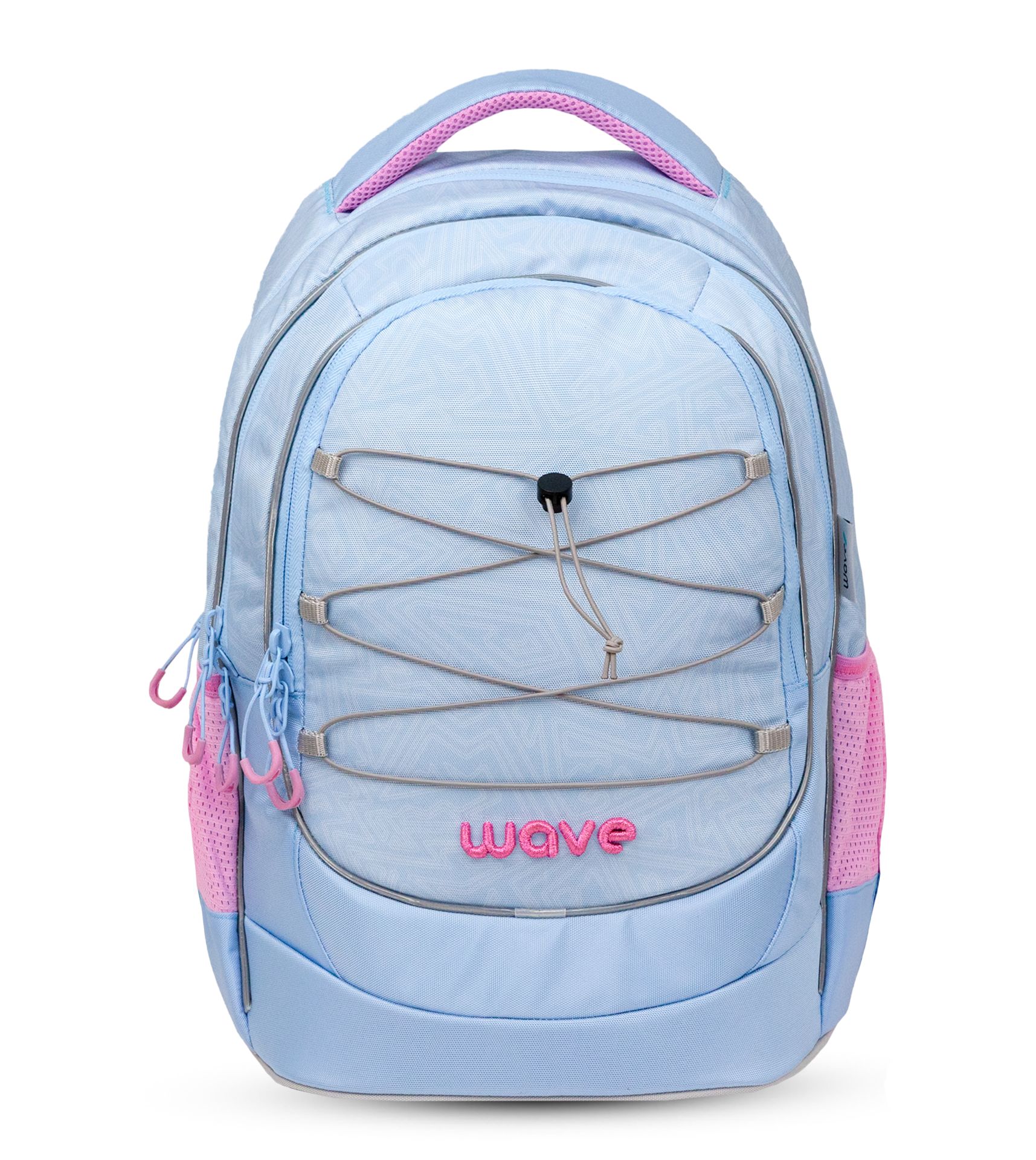 Boost school backpack - Grey Lagoon - Waves Lavender [