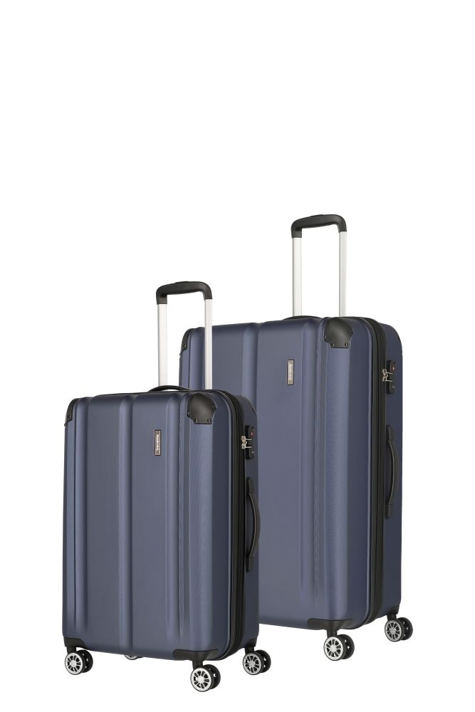 CITY suitcase set with 4 wheels size L/M - Marine