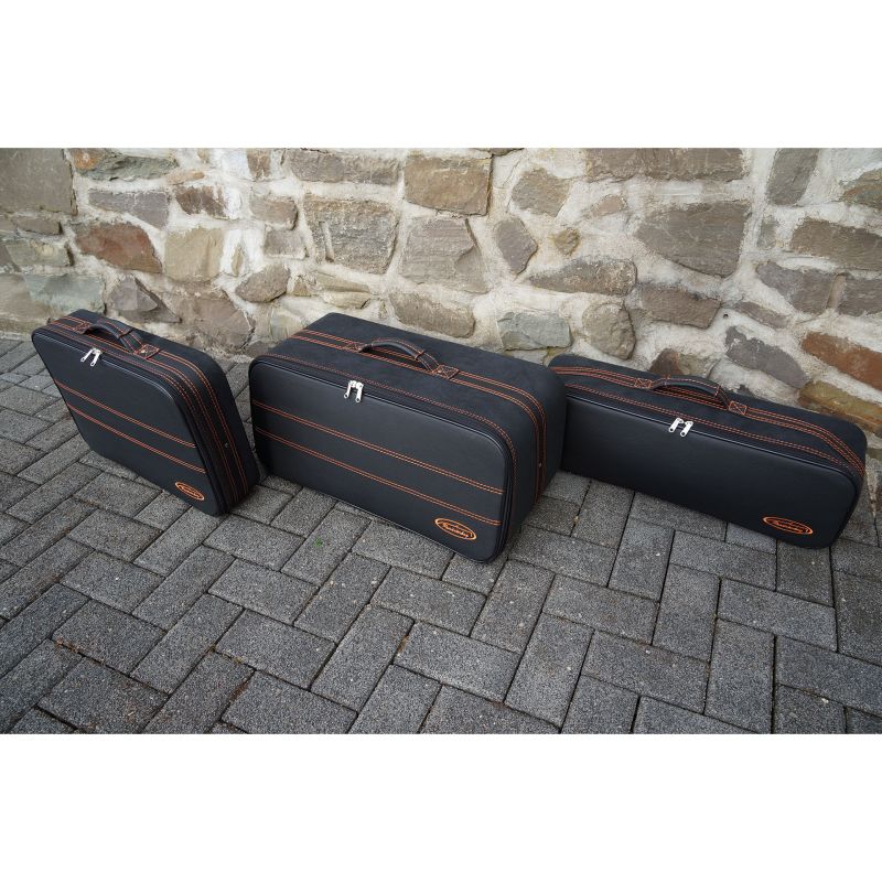 Mazda MX-5 ND + RF (EU) special edition - 3-piece luggage set trunk - stitching orange/lining black (EU)