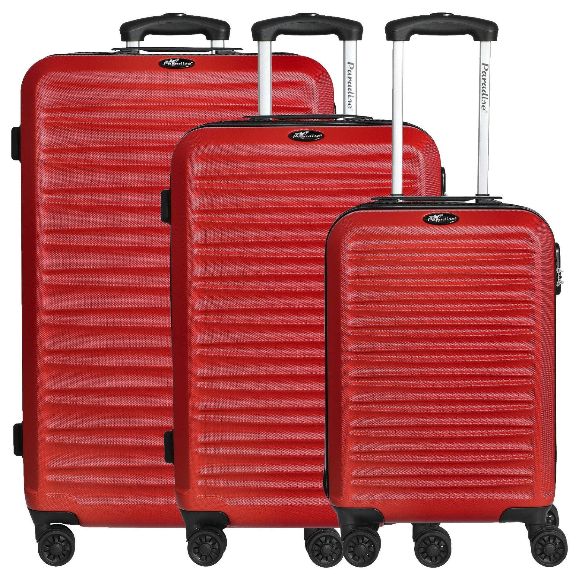 3-piece suitcase set HAVANNA 2.0 Paradise - red