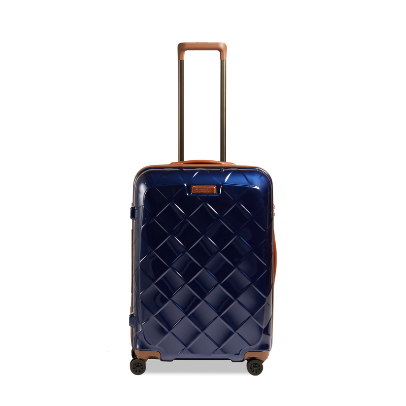 Leather&amp;More - Hard shell suitcase M (up to 66cm) - rose - blue [36]