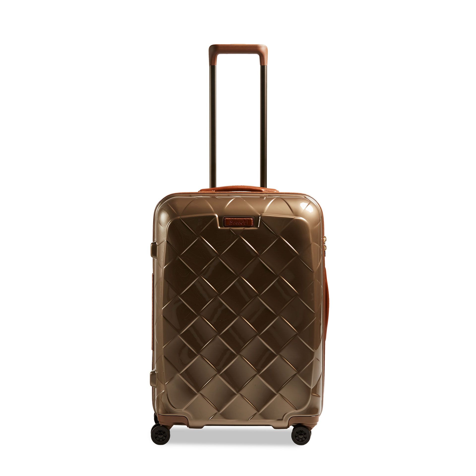 Leather&amp;More - Hard shell suitcase M (up to 66cm) - rose - Champagne