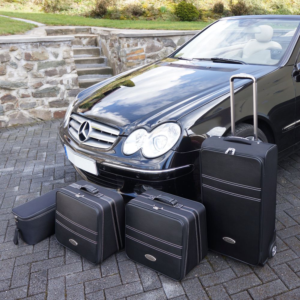 4-piece suitcase set with 2 wheels Mercedes CLK Cabrio (W208/W209) 142 liters