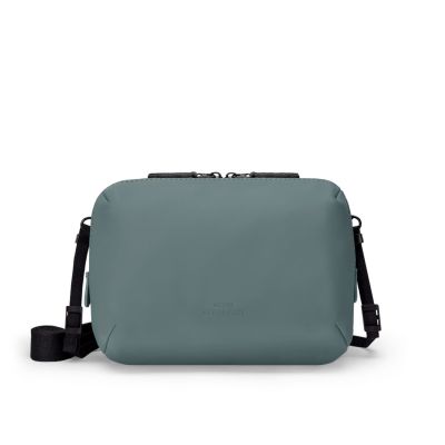 Ando Large Lotus crossover bag - Black - Pine Green